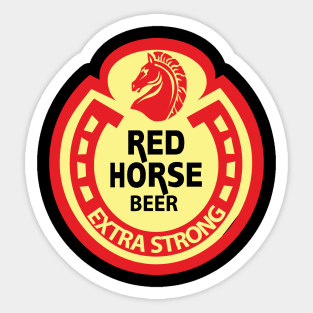 Red Horse Extra Strong Beer Philippines Sticker